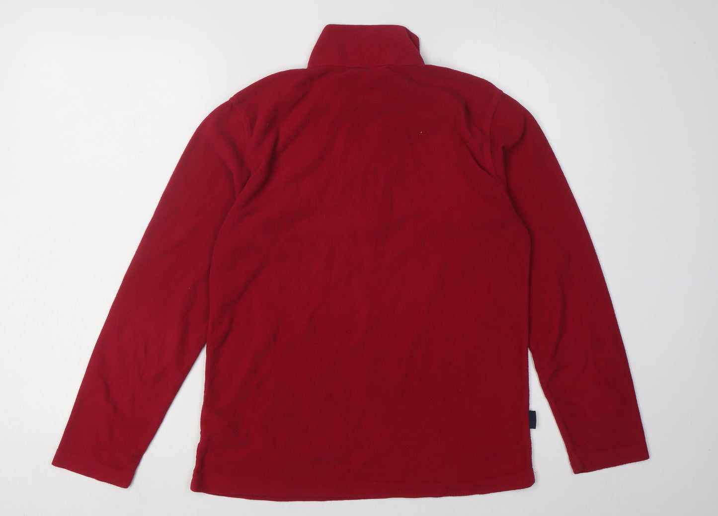 Granite Unisex Red Fleece Pullover Sweatshirt L