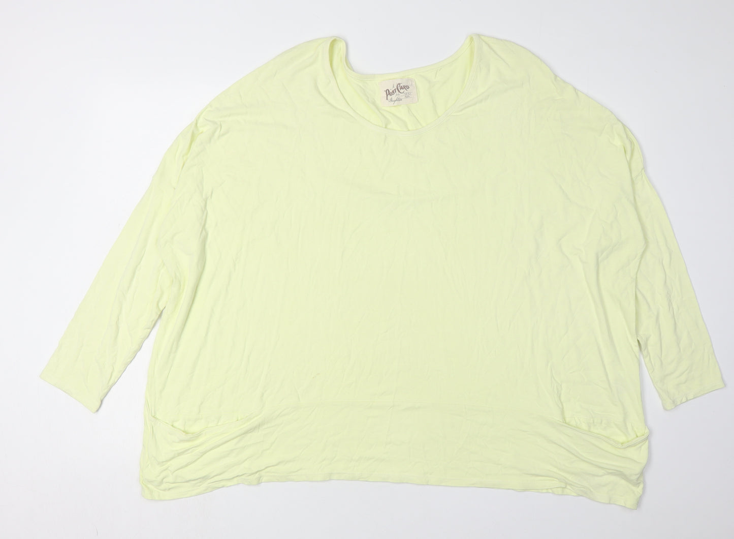 Post Card from Brighton Women's Yellow Top Size 2