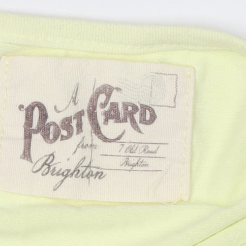 Post Card from Brighton Women's Yellow Top Size 2