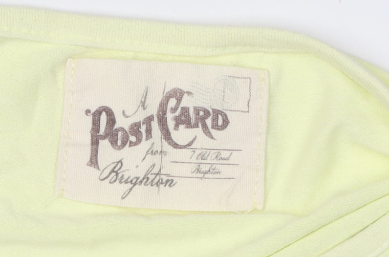 Post Card from Brighton Women's Yellow Top Size 2