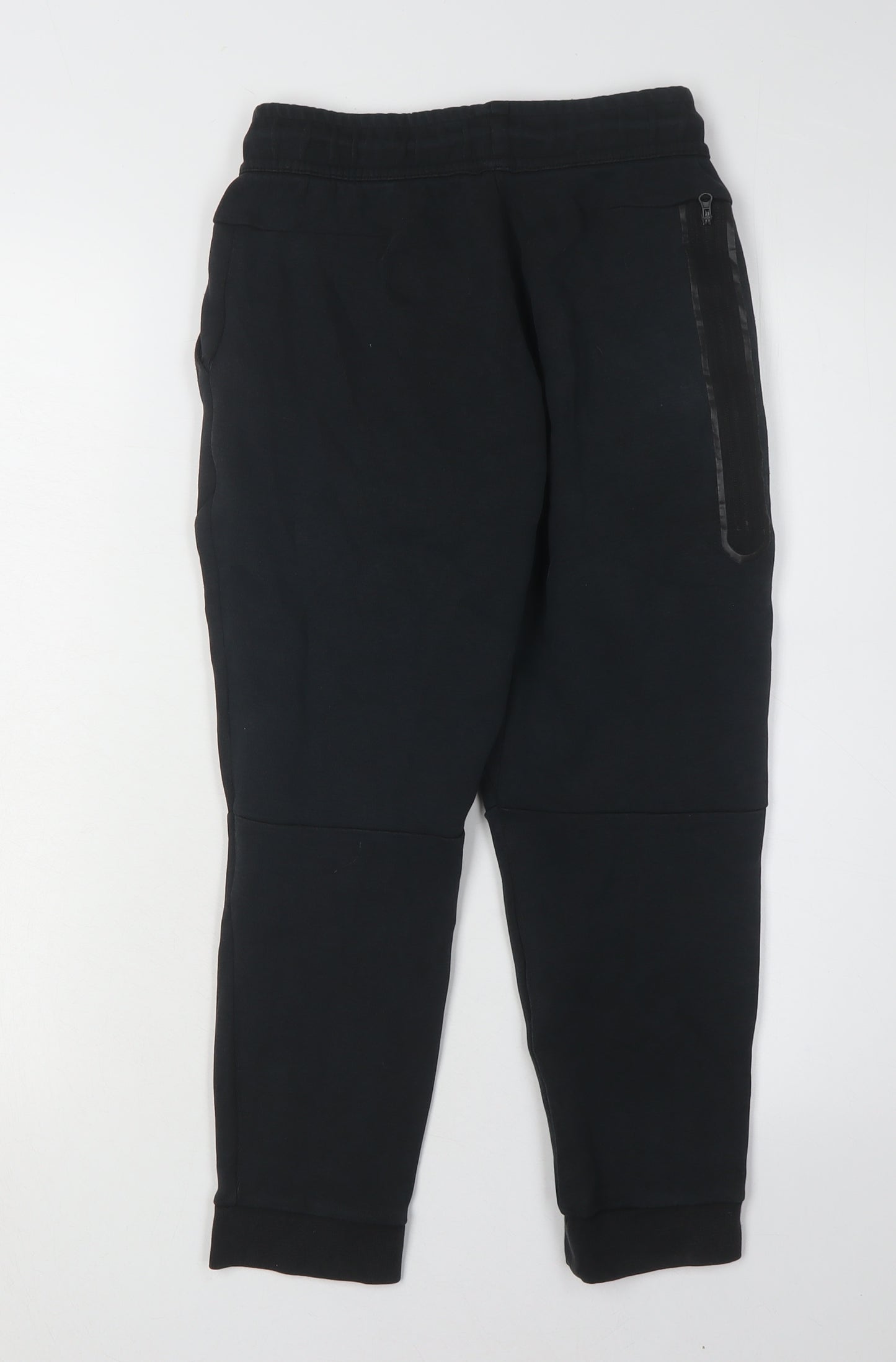 Nike Boys Black Jogger Trousers M Elastic Waist Casual
