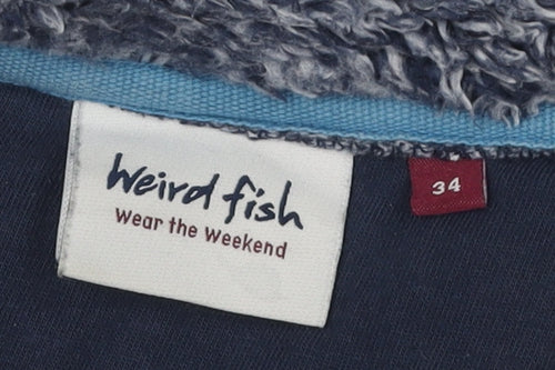 Weird Fish Women's Blue Polyester Jacket Size 6