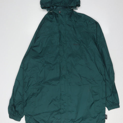 Regatta Men's Green Hooded Rain Coat Jacket M