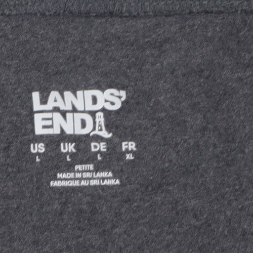 Lands' End Women's Grey Sweatpants - L Petites