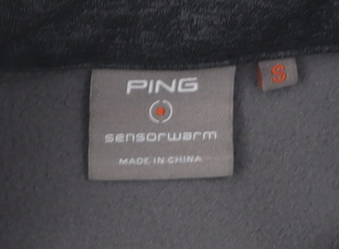 PING Men's Black Waistcoat S Lightweight Golf Vest