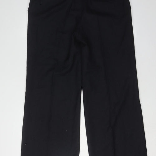 Jaeger Women's Black Dress Pants Wide-Leg Size 14