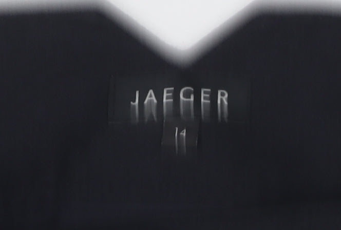 Jaeger Women's Black Dress Pants Wide-Leg Size 14