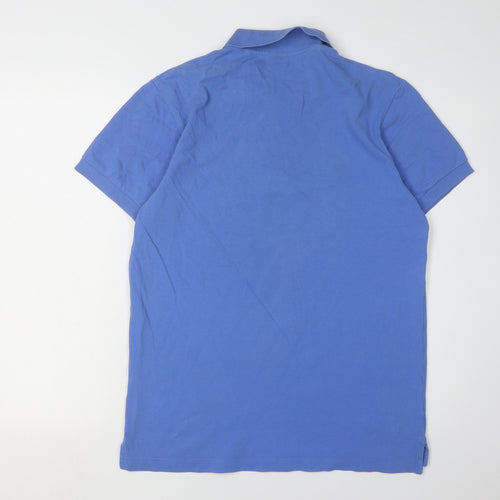 Nike Men's Blue Polo Shirt Medium Short Sleeve Casual