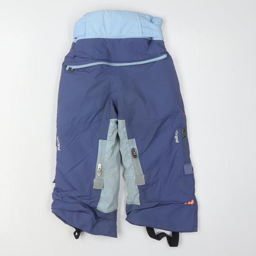 Decathlon Girls' Blue Snow Pants 3-4 Years Skiing Trousers
