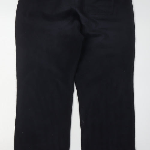 Lands' End Men's Black Sweatpants L – Casual Comfort