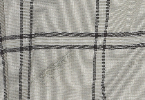 ASOS Men's Beige Check Chino Trousers Size L