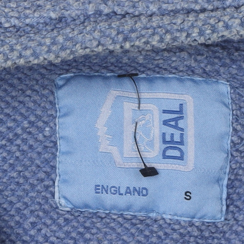 Deal Men's Blue Pullover Sweatshirt, Size S, Cotton