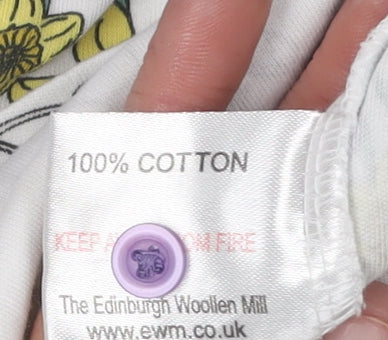 Isle Essentials Women's Multicoloured Floral Button-Up Shirt, L