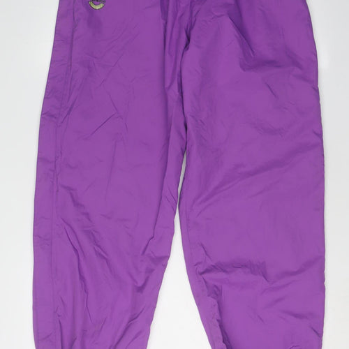 Francital Women's Purple Activewear Trousers XL Regular Fit