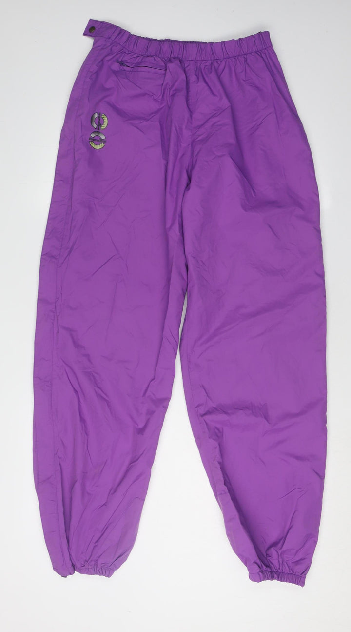 Francital Women's Purple Activewear Trousers XL Regular Fit