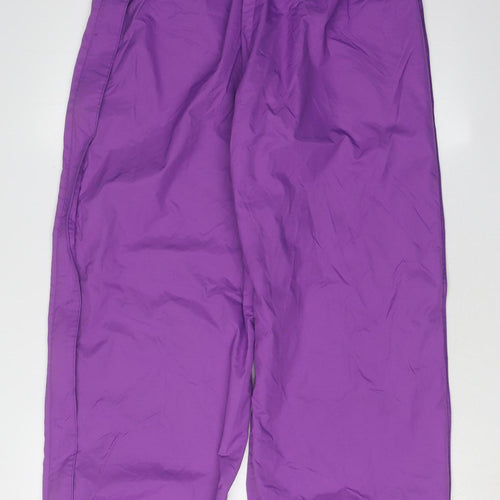 Francital Women's Purple Activewear Trousers XL Regular Fit