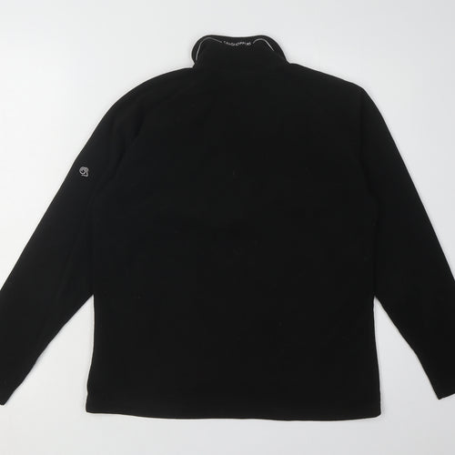 Craghoppers Women's Black High Neck Fleece Sweatshirt, Size 10