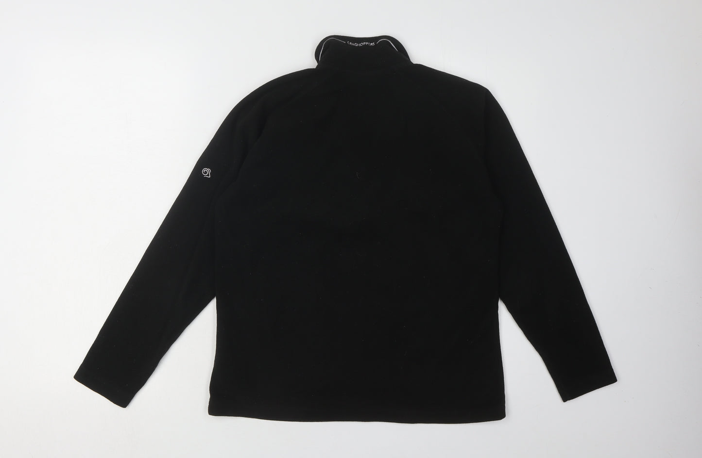 Craghoppers Women's Black High Neck Fleece Sweatshirt, Size 10