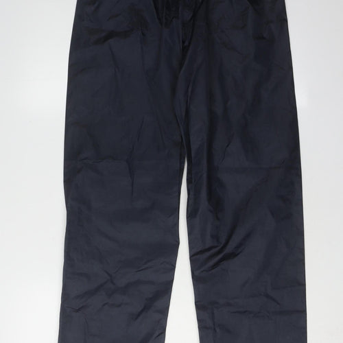 Regatta Unisex Kids Black Rain Trousers L Size Waterproof