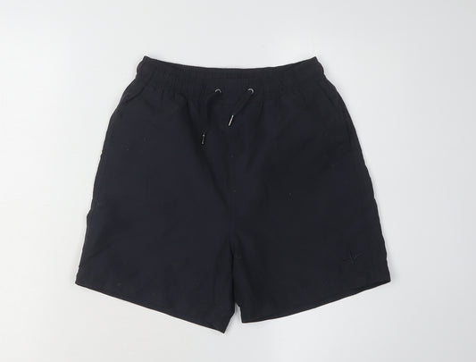 Firetrap Boys Black Shorts, 13 Years, Elastic Waist