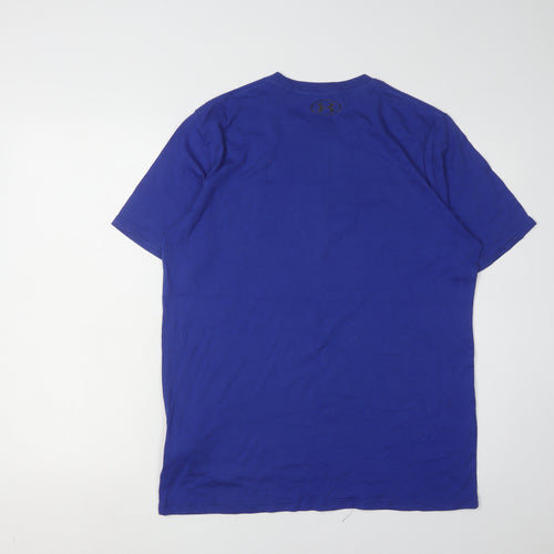 Under Armour Men's Blue Graphic T-Shirt M Relaxed
