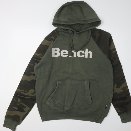 Bench Men's Blue Bomber Jacket M Stylish Casual Wear