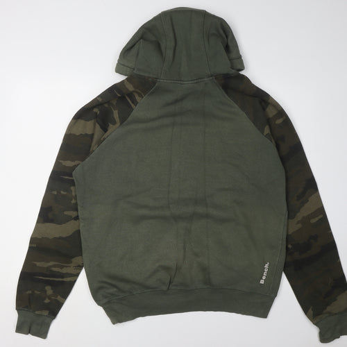 Bench Men's Blue Bomber Jacket M Stylish Casual Wear