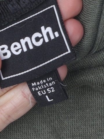 Bench Men's Blue Bomber Jacket M Stylish Casual Wear