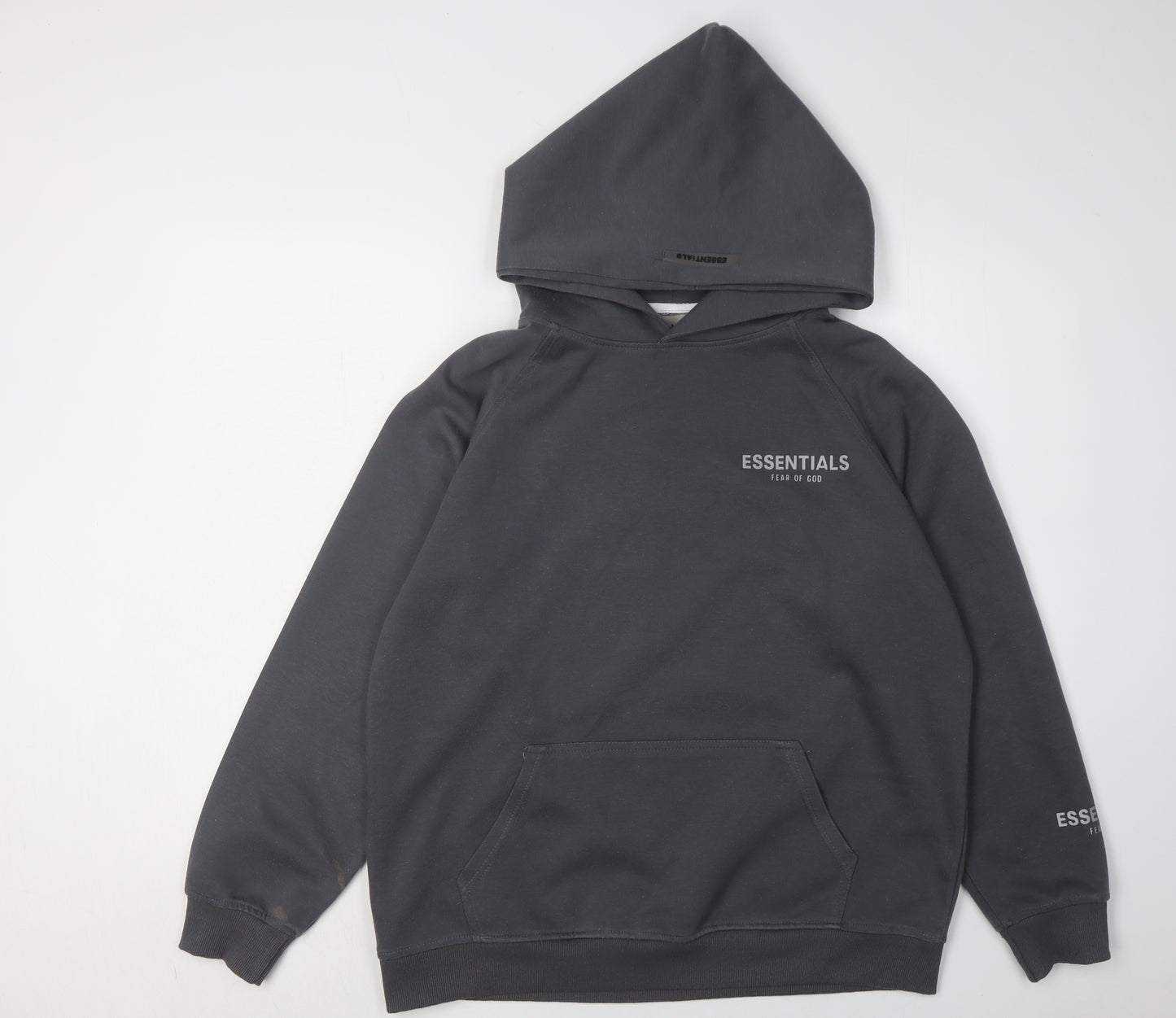 ESSENTIALS FEAR OF GOD Men's Black Pullover Hoodie S