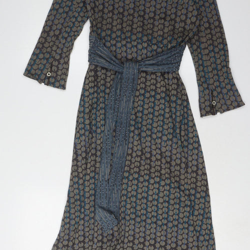 On Whistle Stuff Women's Multicoloured Wrap Dress, Size 10