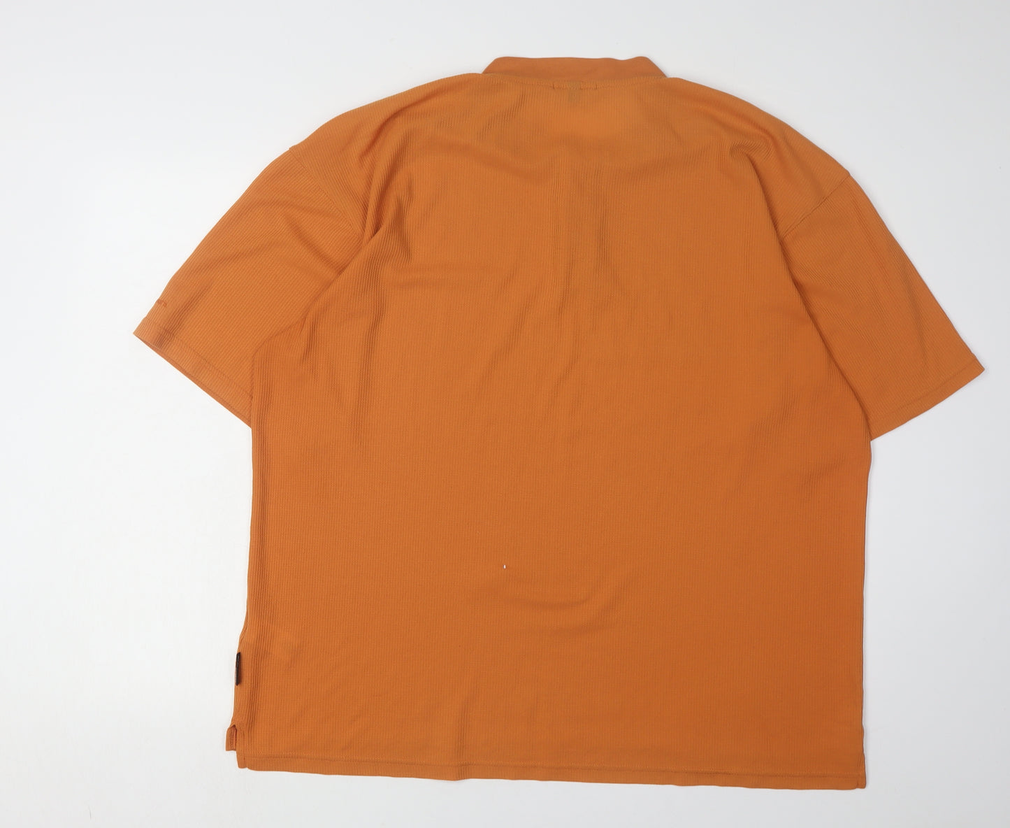 Rohan Unisex Orange XL Moisture Wicking Henley T-Shirt