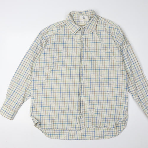 Viyella Men's Multicoloured Check Long Sleeve Shirt