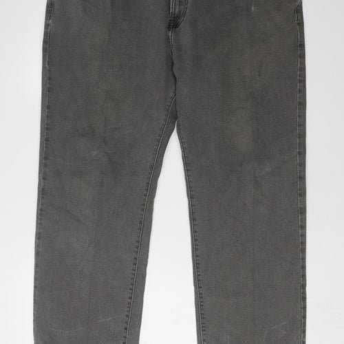 Marks and Spencer Men's Grey Regular Jeans 40