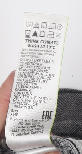 Marks and Spencer Men's Grey Regular Jeans 40