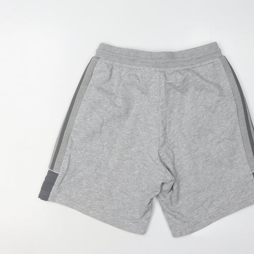 Adidas Men's Grey Sweat Shorts Size M with Logo