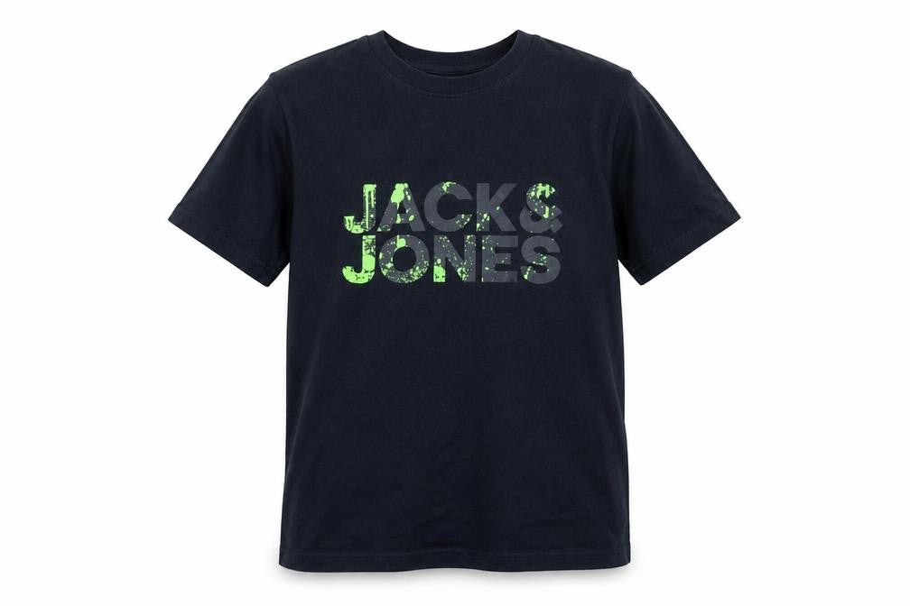 Jack & Jones Men's Black Graphic Print T-Shirt - L