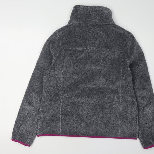 Weird Fish Women's Grey Fleece Pullover Sweatshirt Size 12