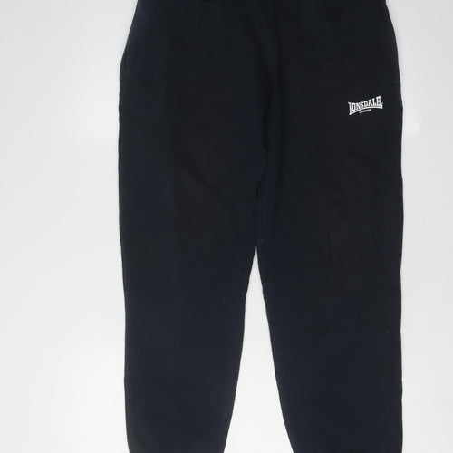 Lonsdale Men's S Black Jogger Trousers