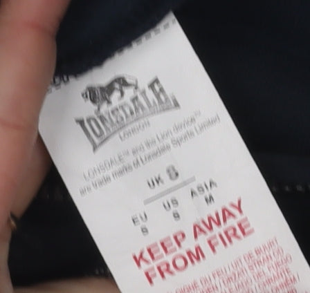 Lonsdale Men's S Black Jogger Trousers