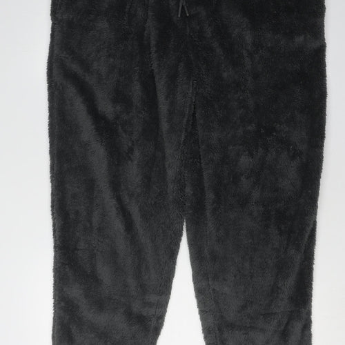 Threadbare Men's Black Fleece Lounge Pants 2XL