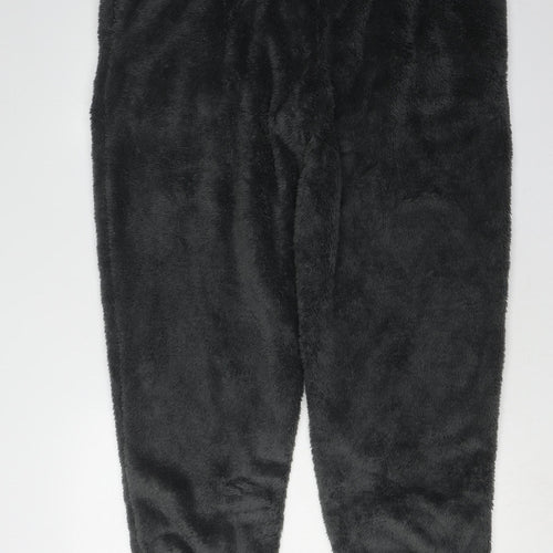 Threadbare Men's Black Fleece Lounge Pants 2XL