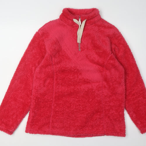 Regatta Women's Red Fleece Pullover Sweatshirt Size 14