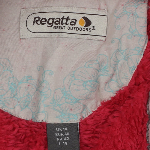 Regatta Women's Red Fleece Pullover Sweatshirt Size 14