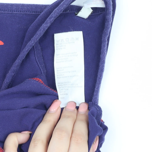 Joules Women's Purple Tank Top, Size M, Scoop Neck