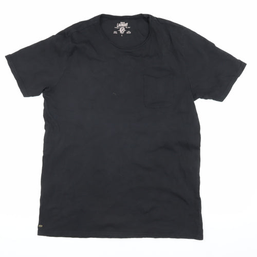 Tokyo Laundry Men's Black Cotton T-Shirt L