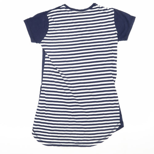 Harry Potter Teens Blue Striped T-Shirt, Size 6-8