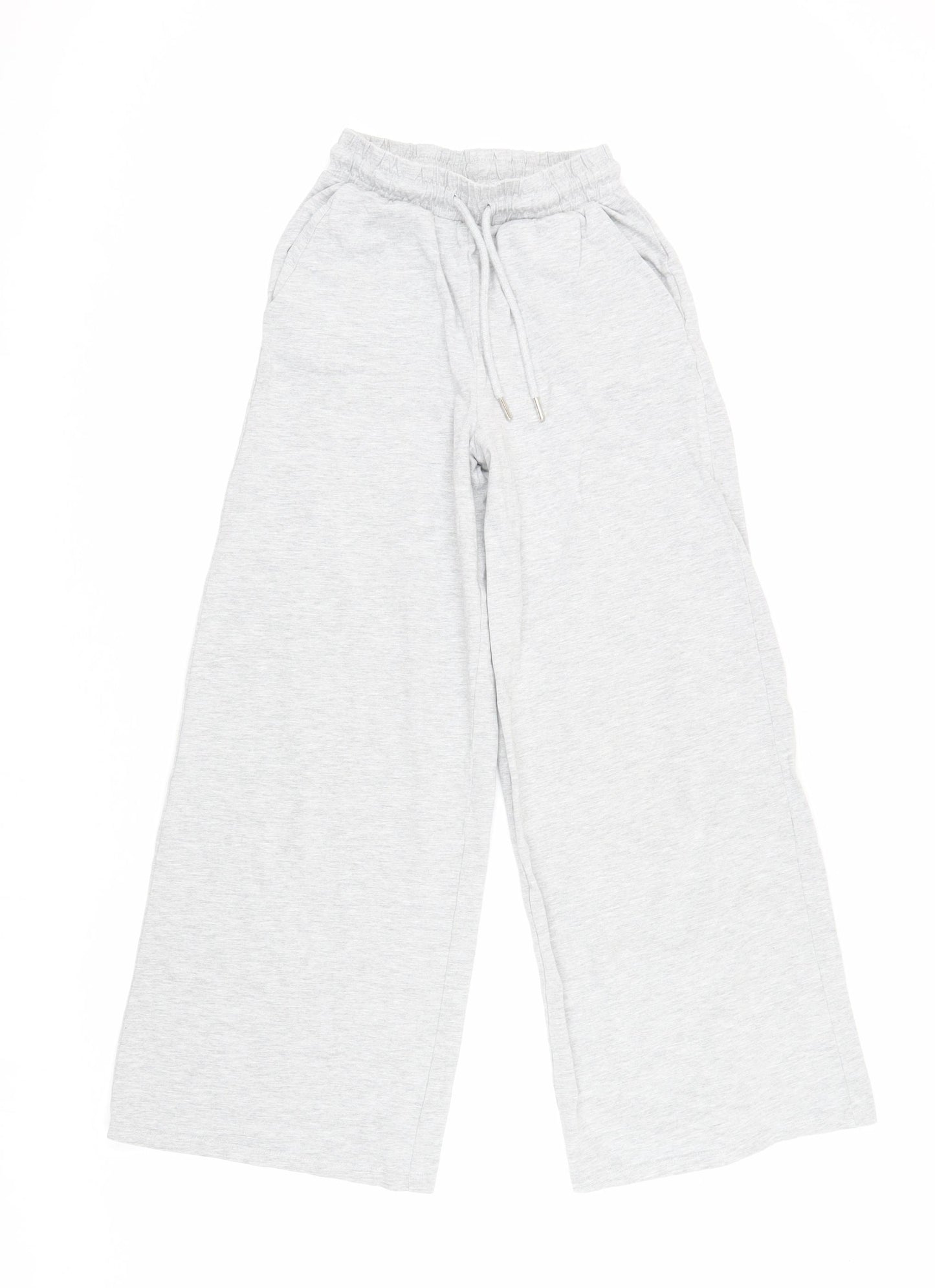 Zara Women's Grey Wide-Leg Trousers, XS