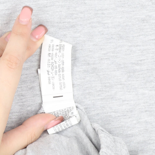 Zara Women's Grey Wide-Leg Trousers, XS