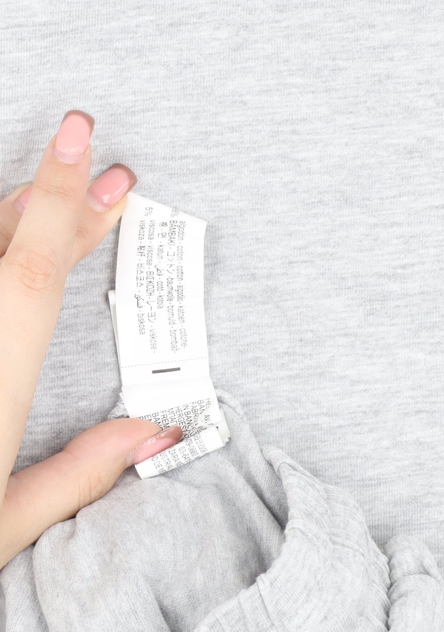 Zara Women's Grey Wide-Leg Trousers, XS