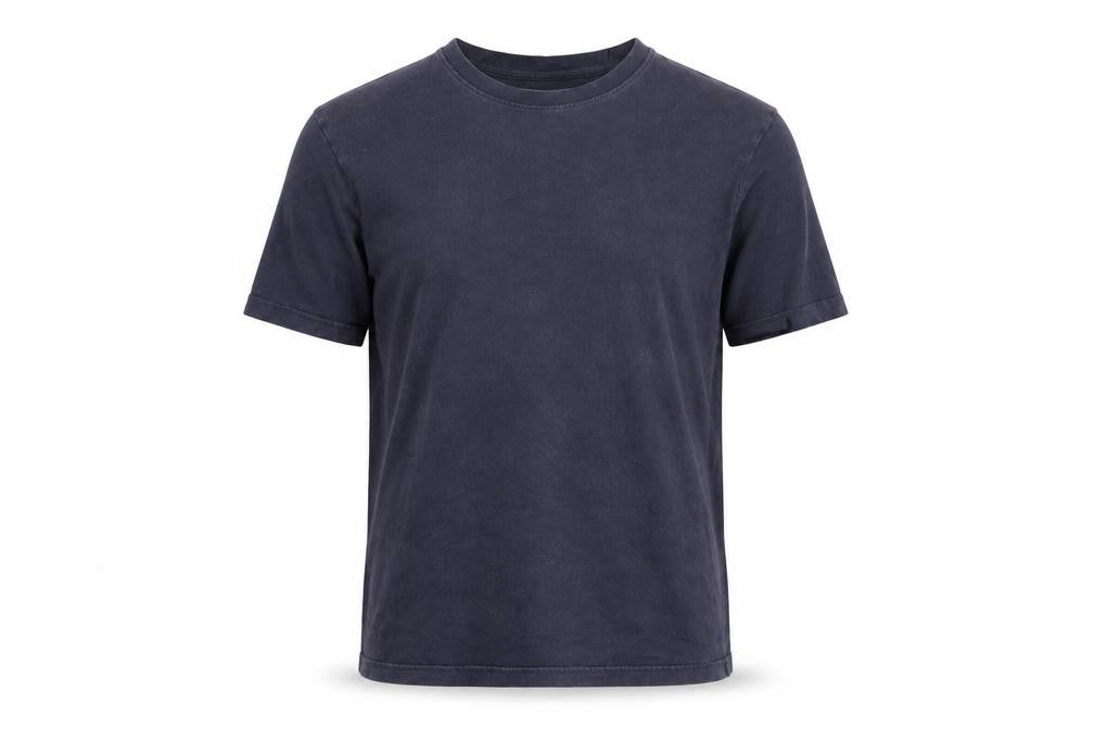 Front view of John Lewis Men's Black Cotton T-Shirt S/M